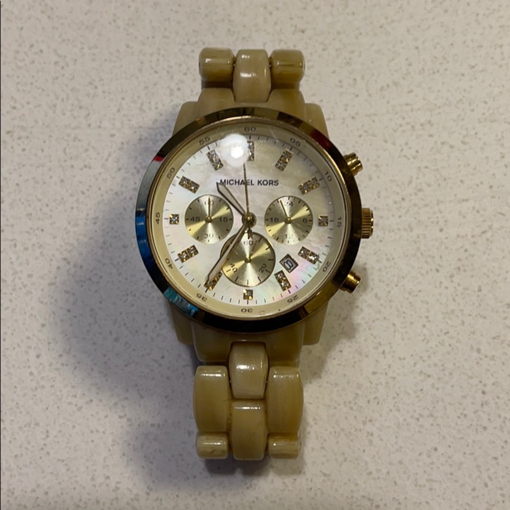 Michael Kors Shell Colored Watch - image 1